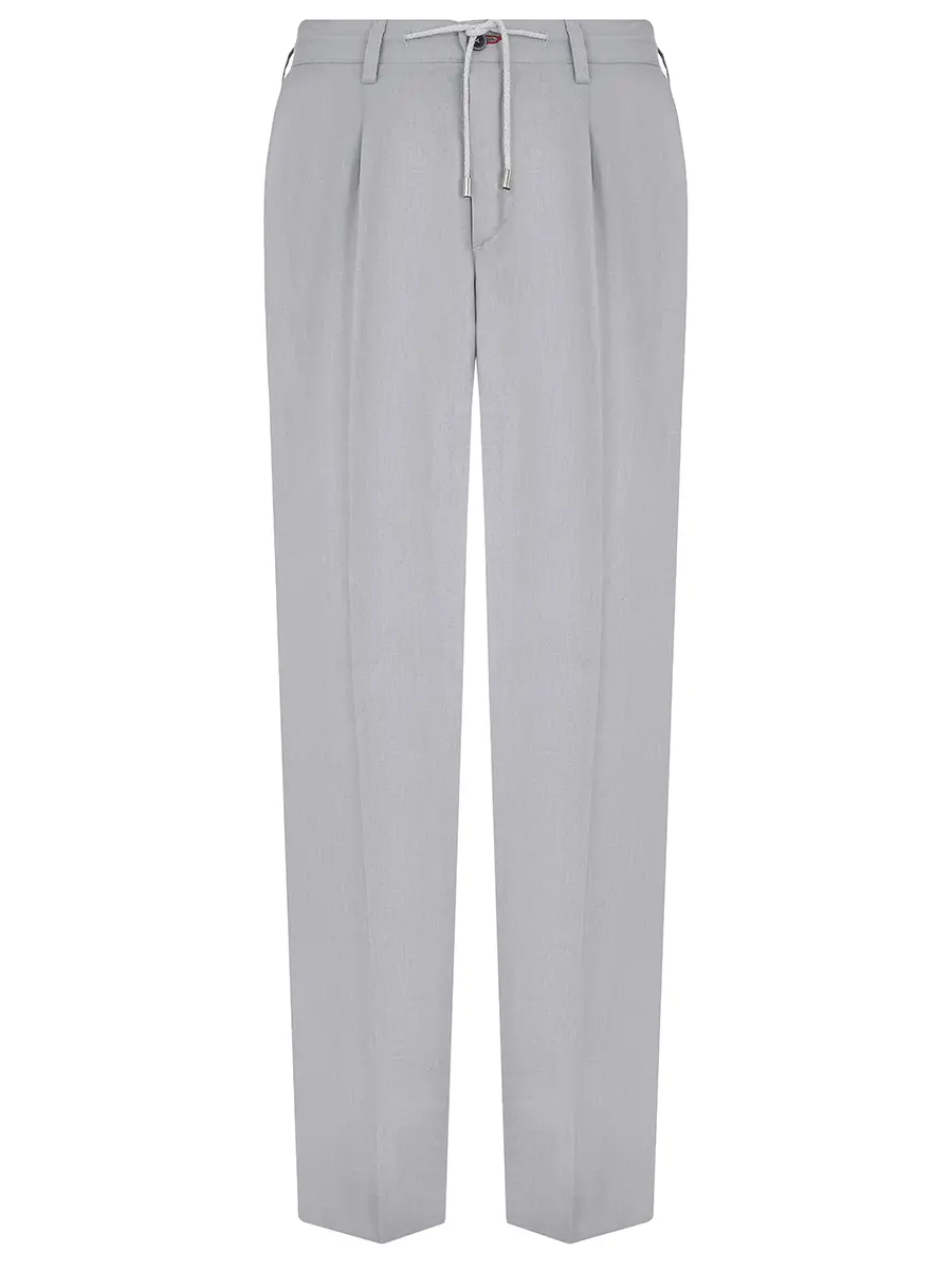 Брюки льняные