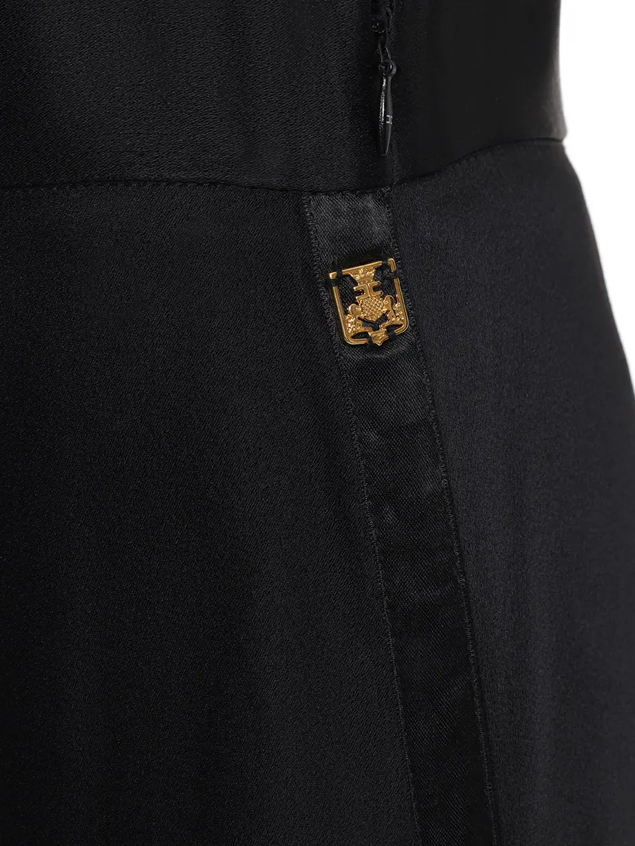 Юбка однотонная