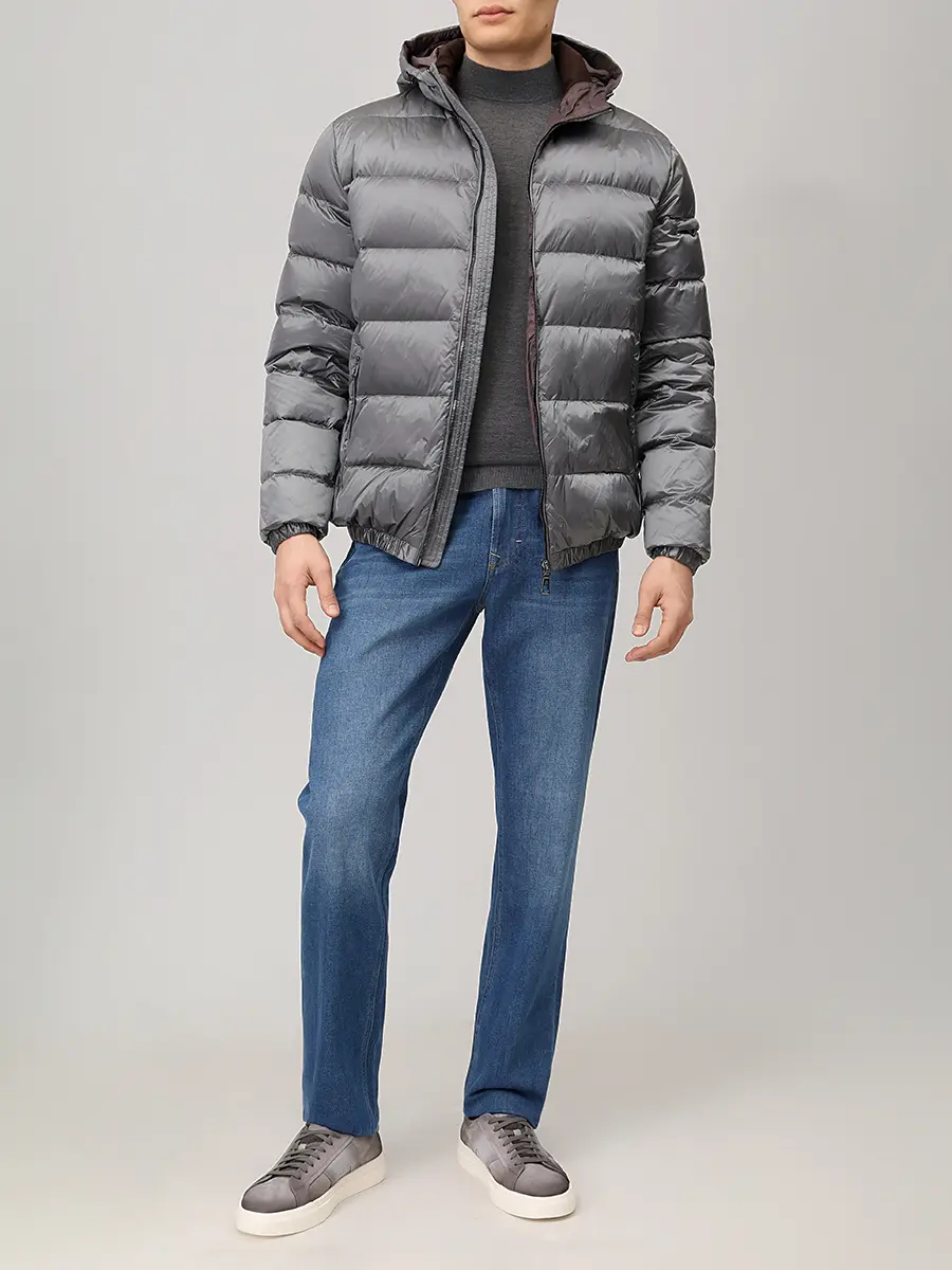 Пуховик стеганый