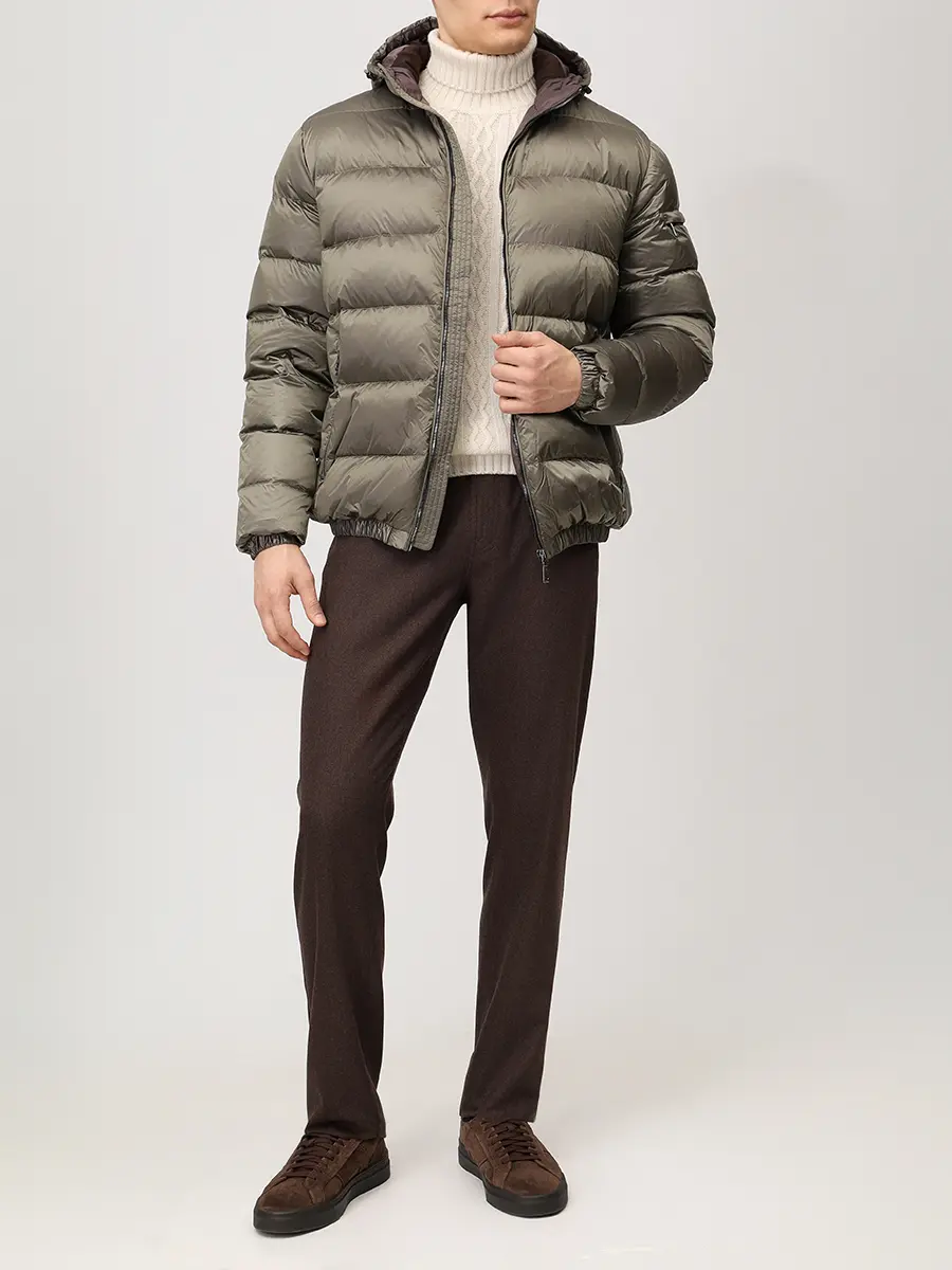 Пуховик стеганый