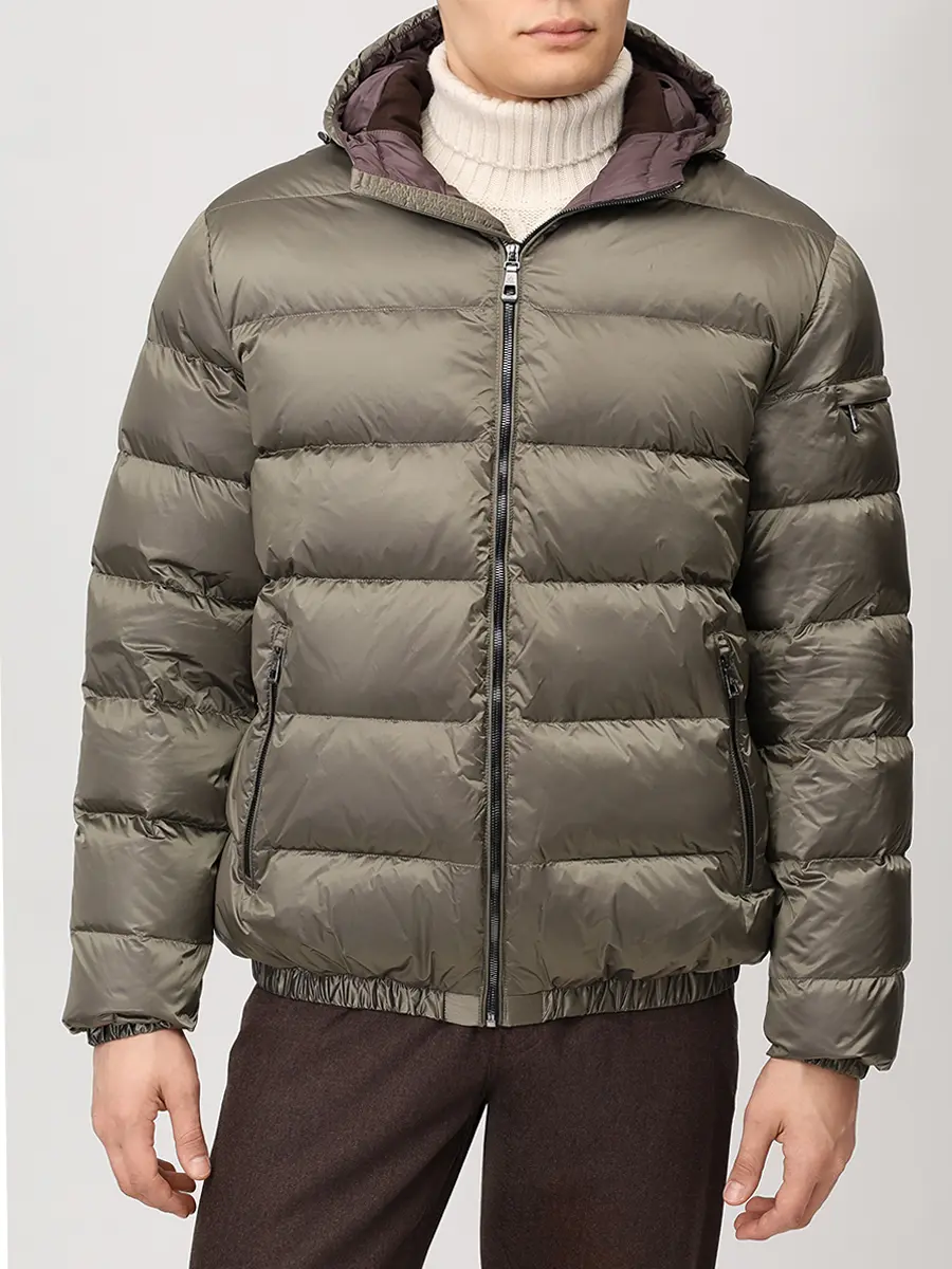 Пуховик стеганый