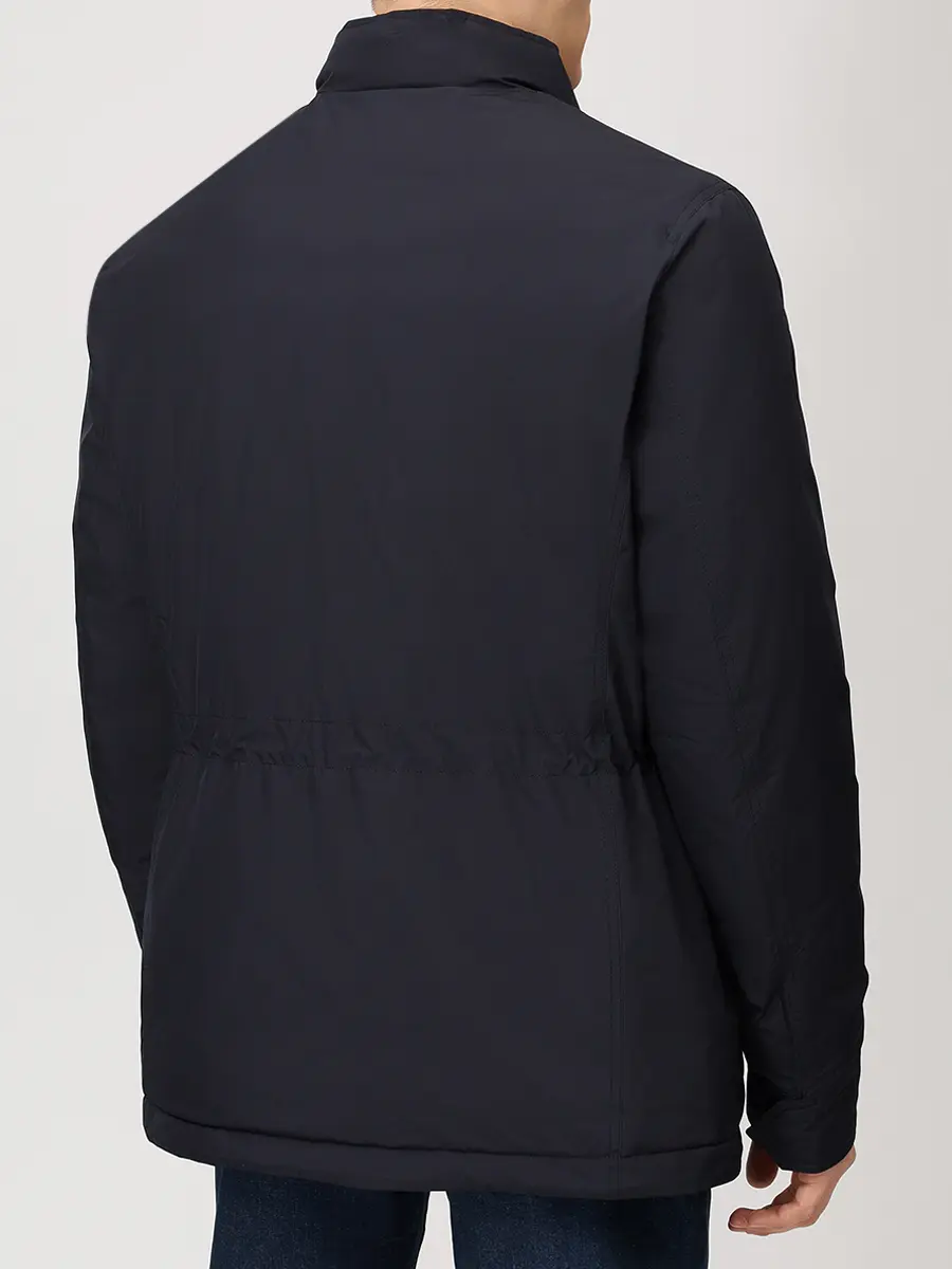 Пуховик однотонный