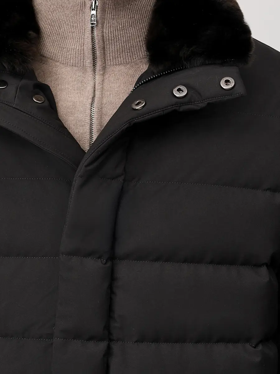 Пуховик стеганый