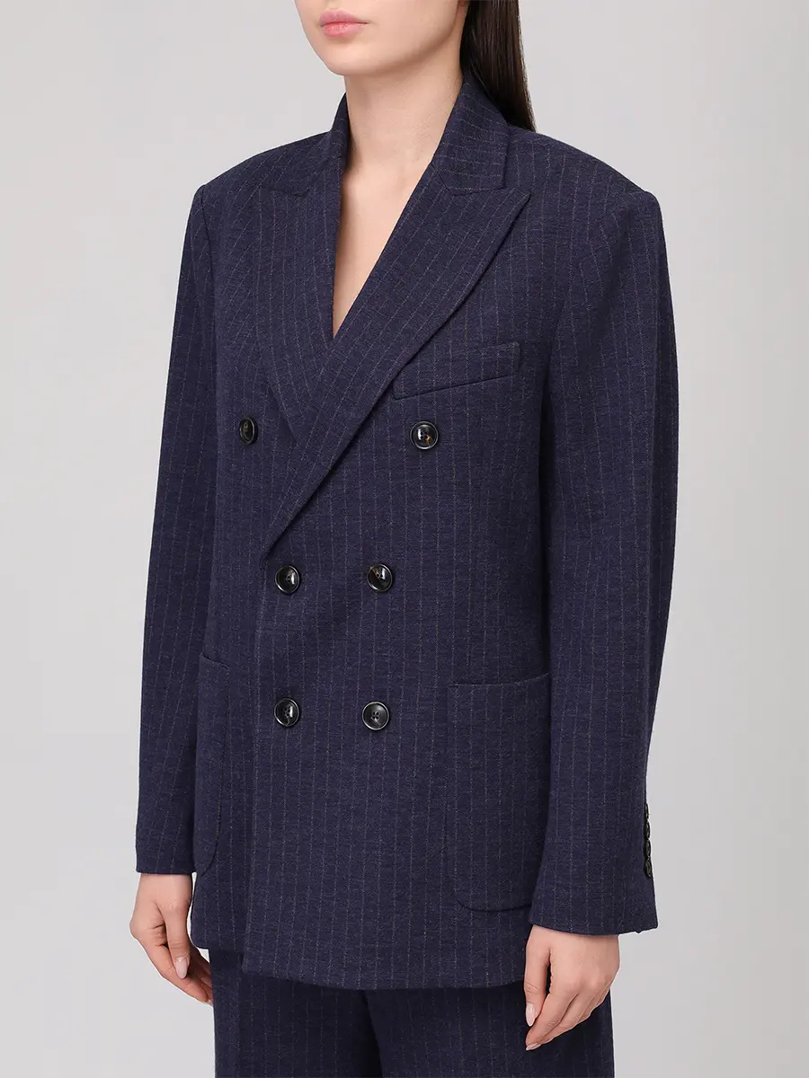 Костюм из шерсти и хлопка