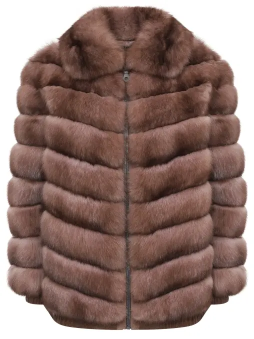 Полушубок cоболиный FUR&CASHMERE