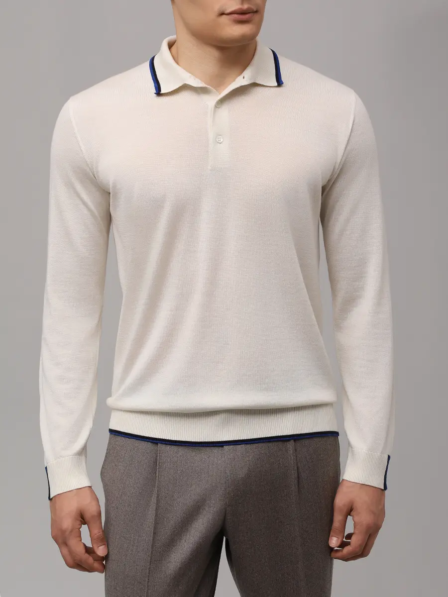 Поло из кашемира и шерсти