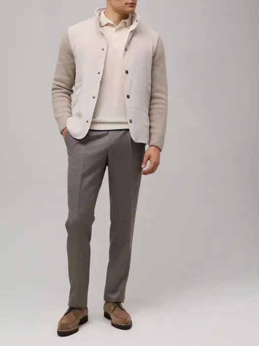 Поло из кашемира и шерсти SUIT FACTORY