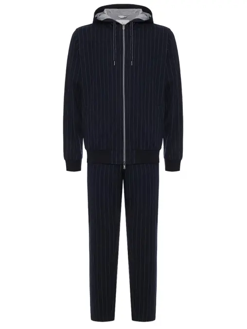 Костюм из шерсти и хлопка CAPOBIANCO