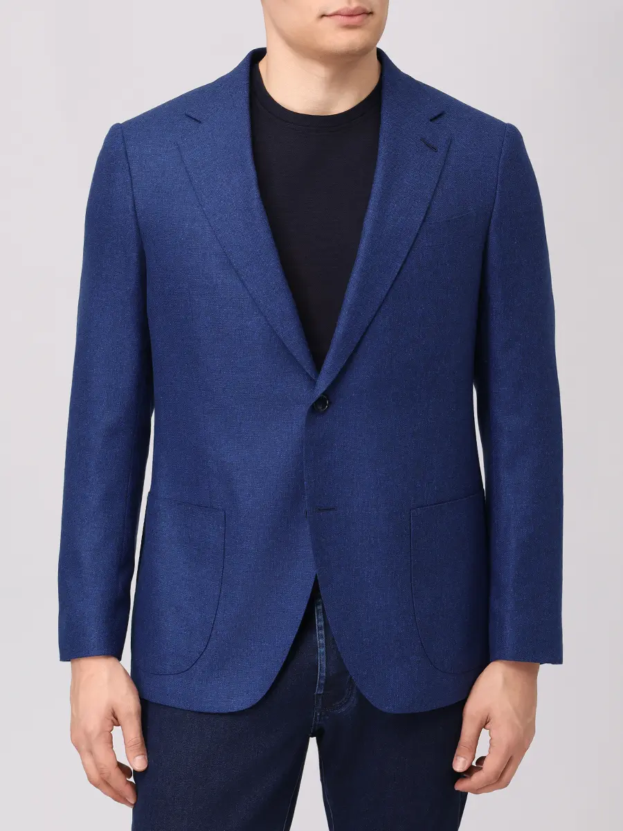 Пиджак из шелка и шерсти