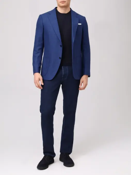 Пиджак из шелка и шерсти SUIT FACTORY