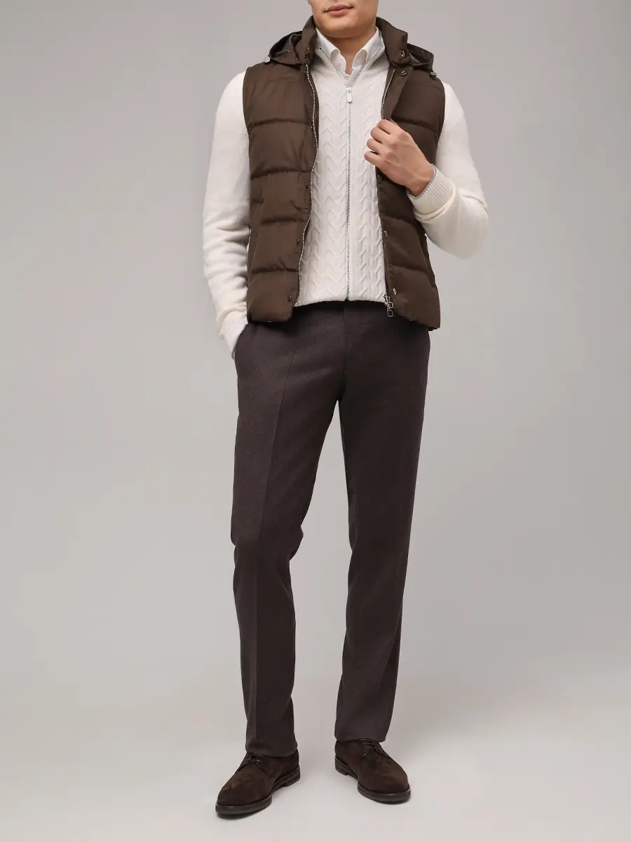 Брюки шерстяные