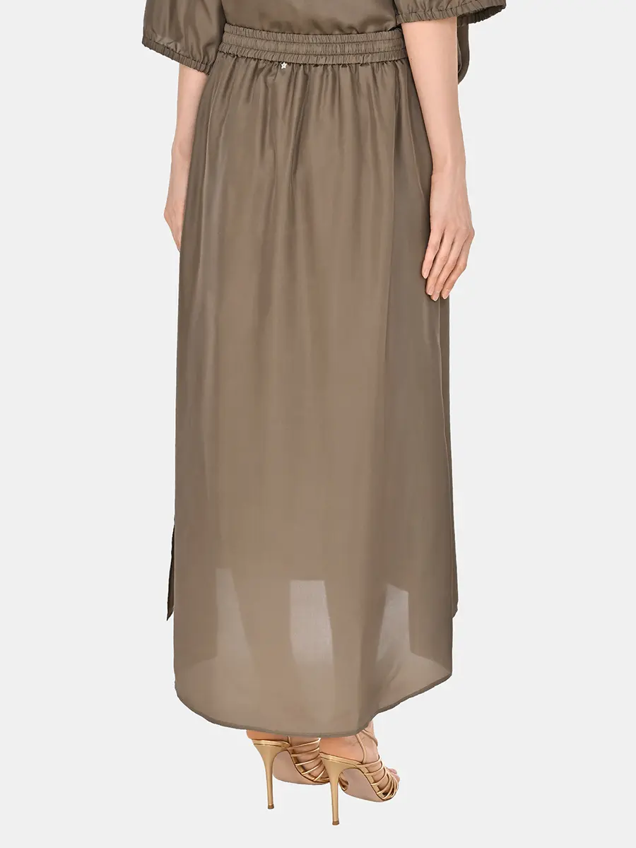 Юбка шелковая