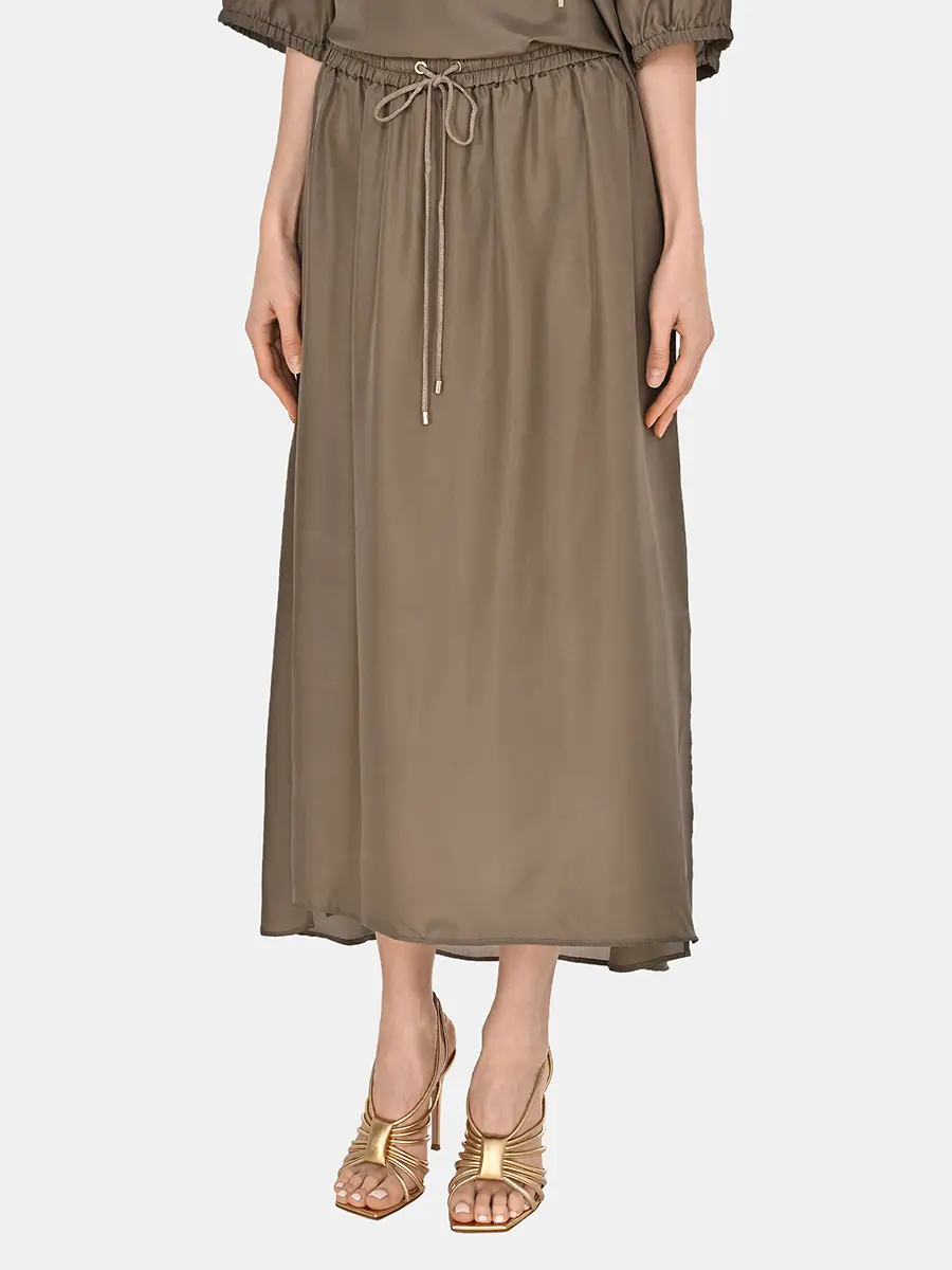 Юбка шелковая