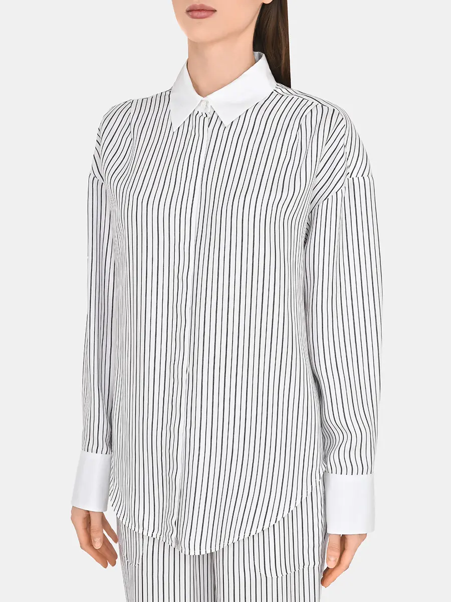 Блуза из вискозы и шелка