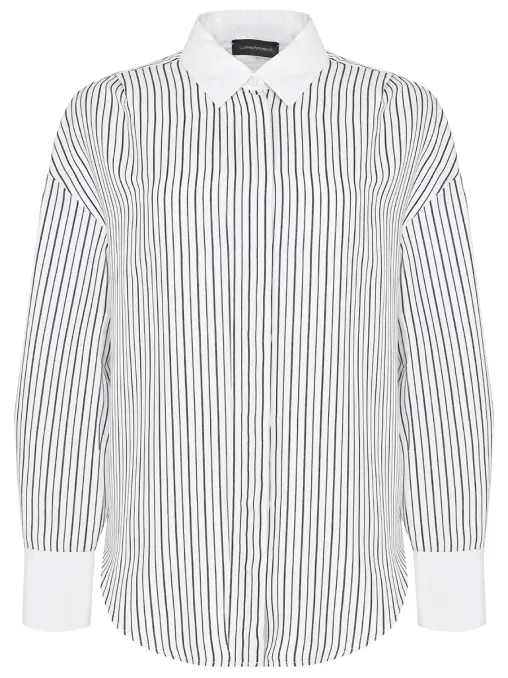 Блуза из вискозы и шелка LORENA ANTONIAZZI