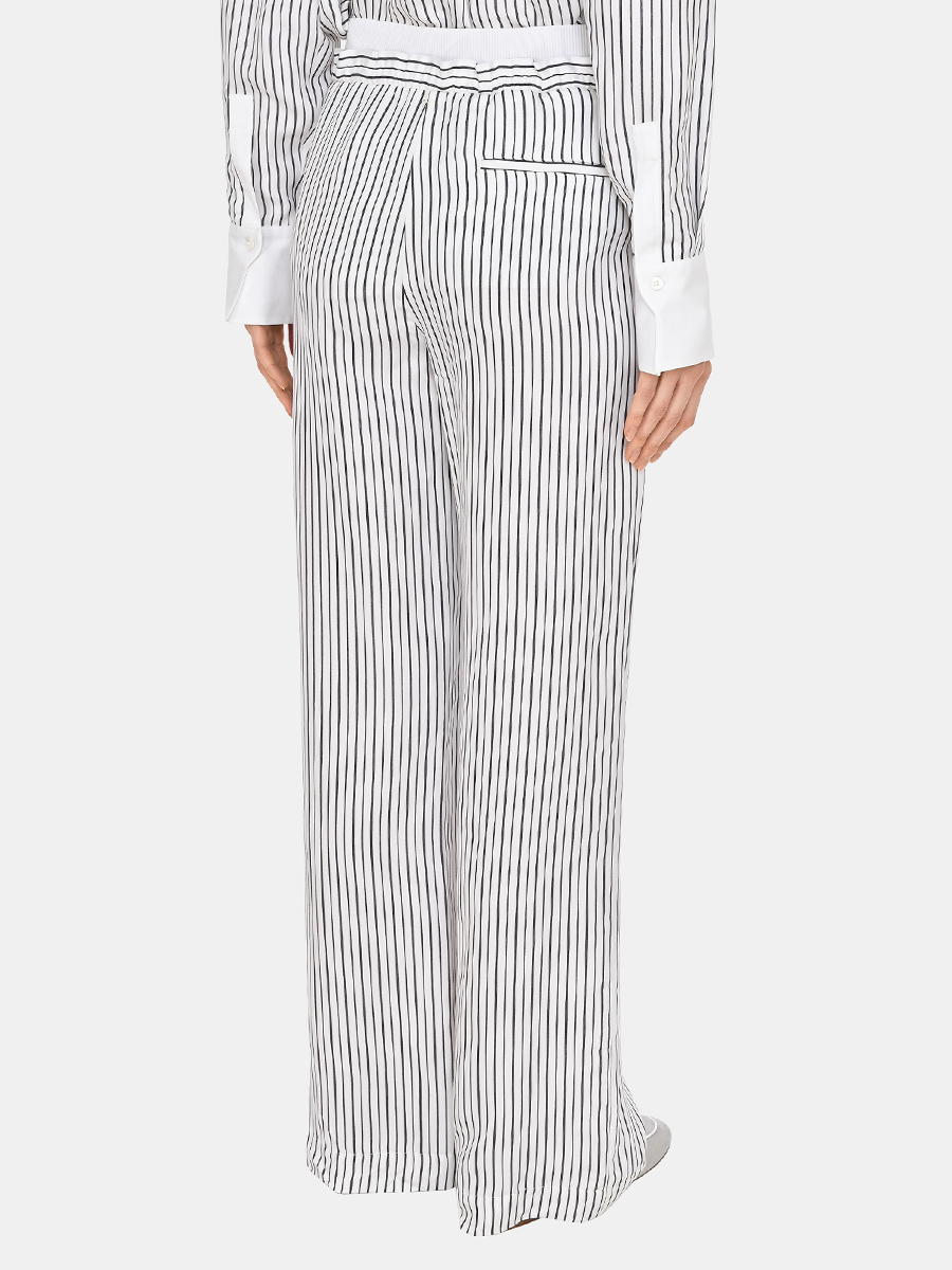 Брюки из вискозы и шелка