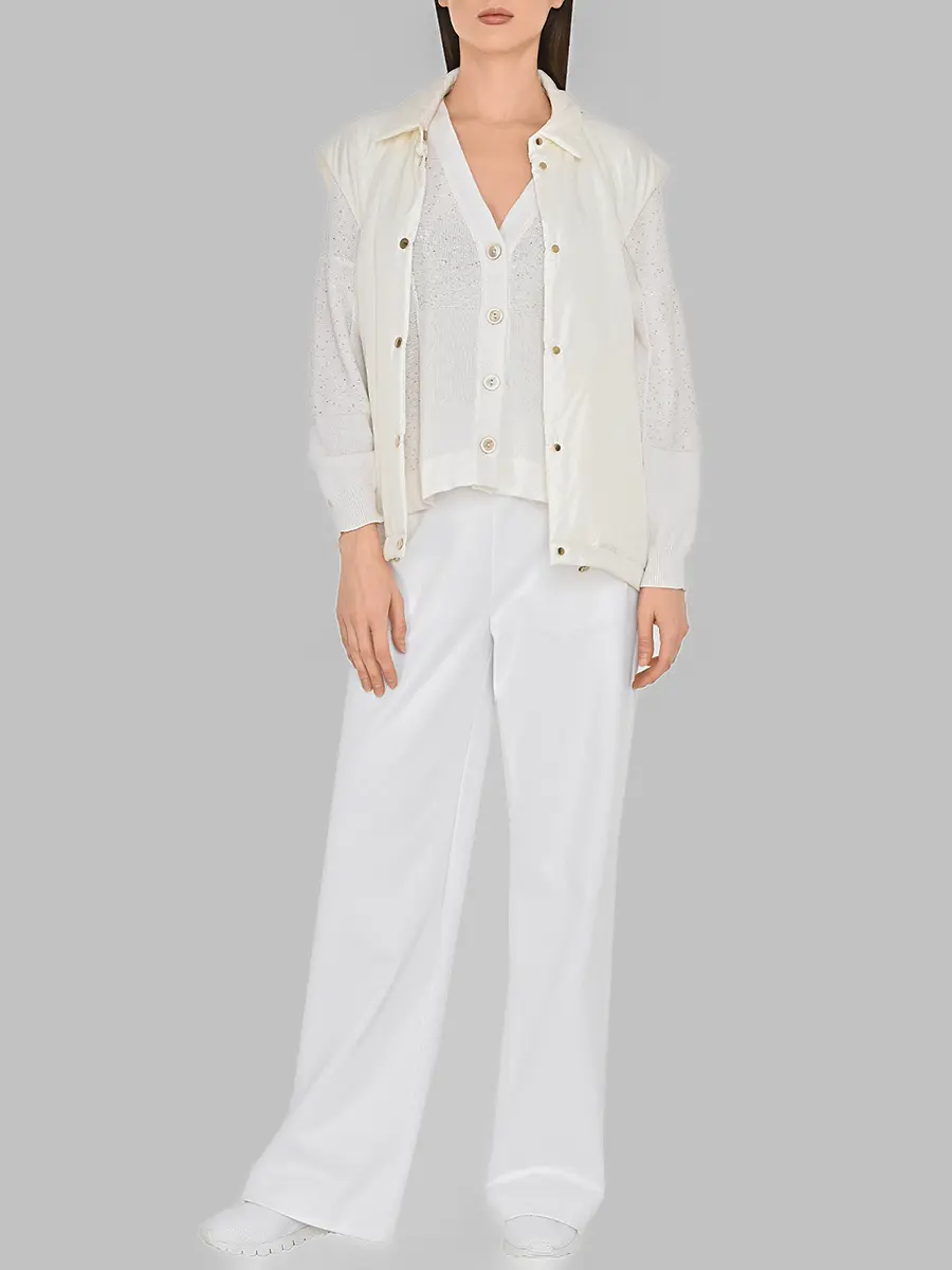 Жилет однотонный