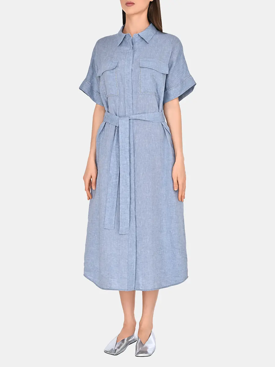 Платье льняное