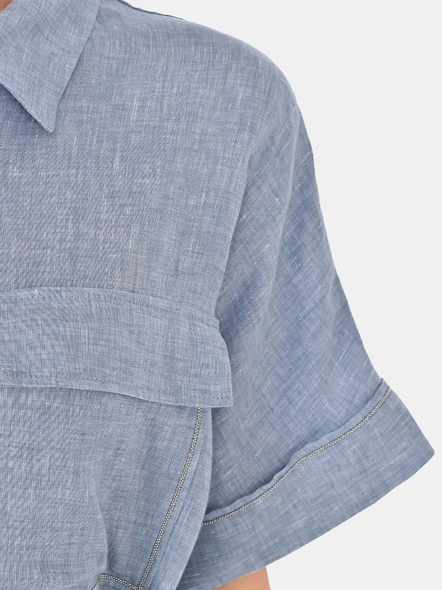 Платье льняное