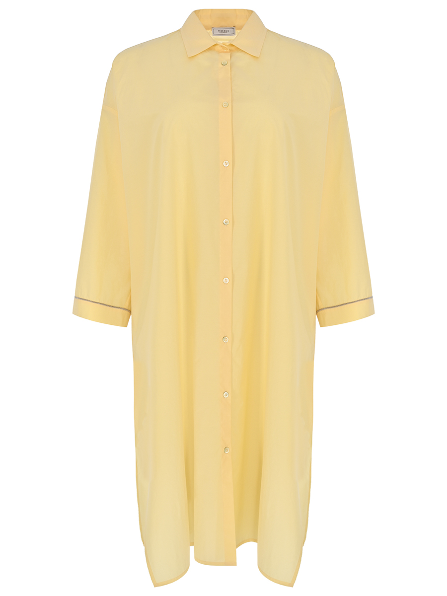 Блуза однотонная