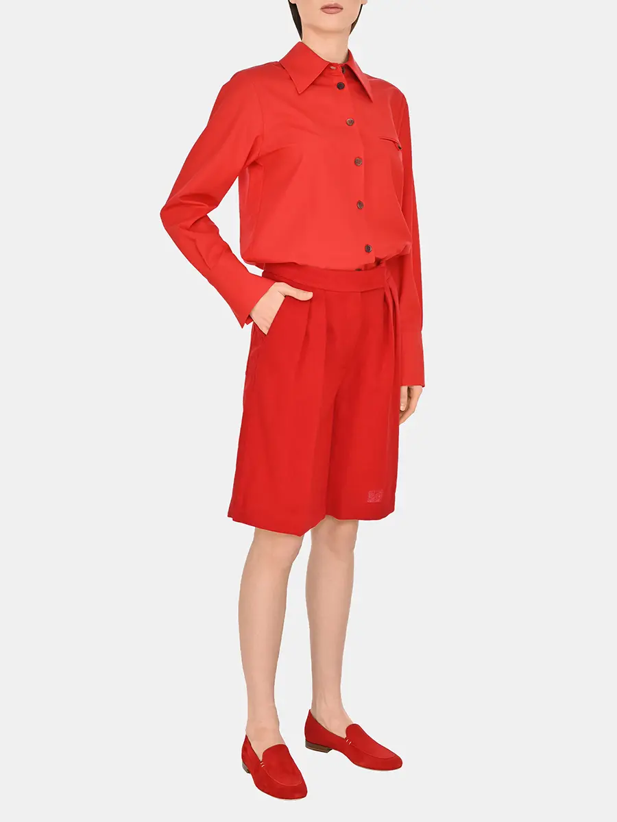 Рубашка шерстяная