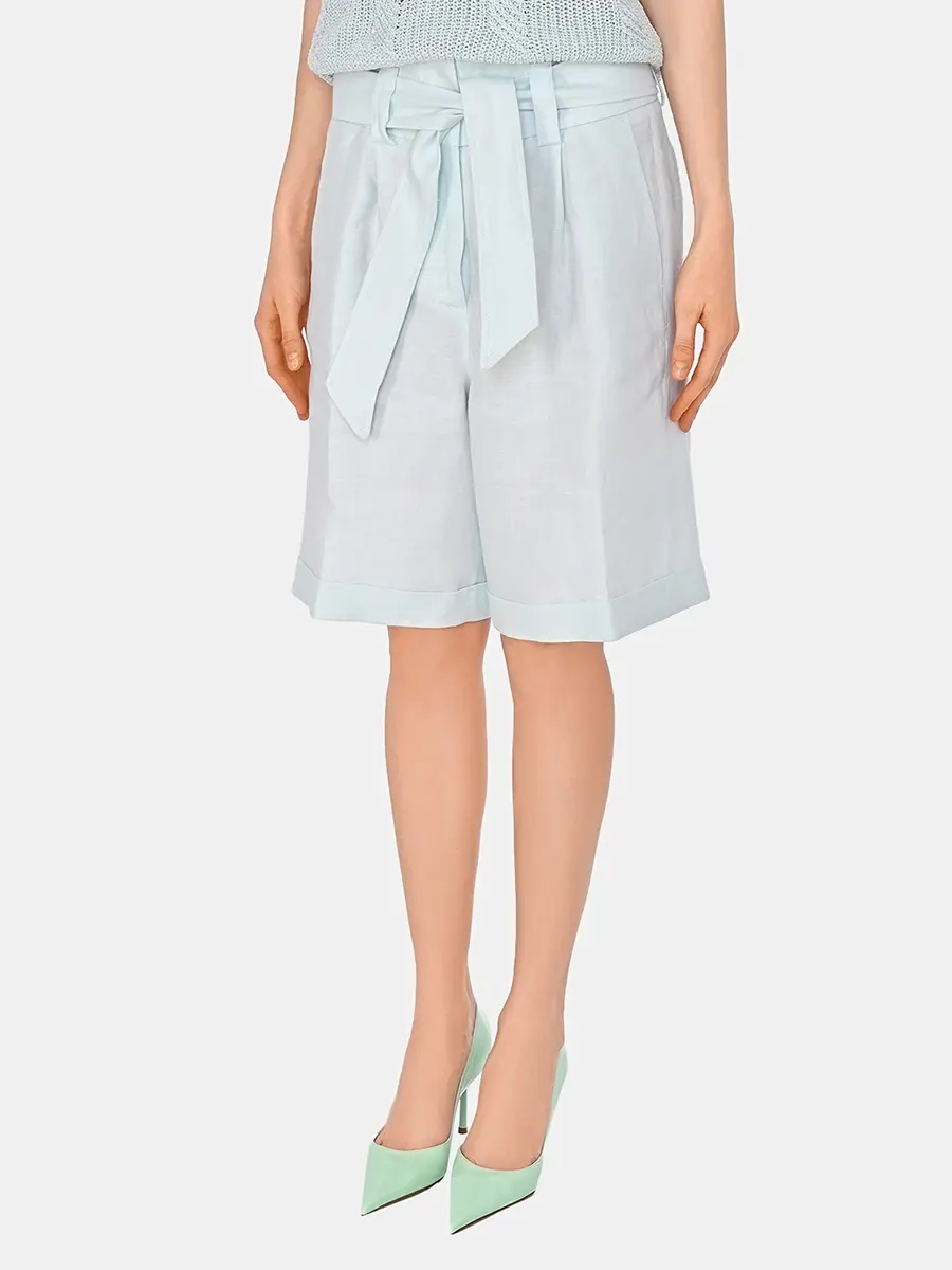 Шорты льняные