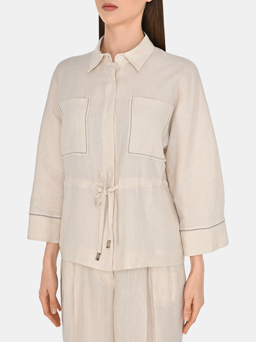 Блуза льняная