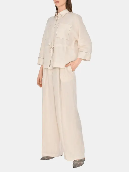 Блуза льняная PESERICO