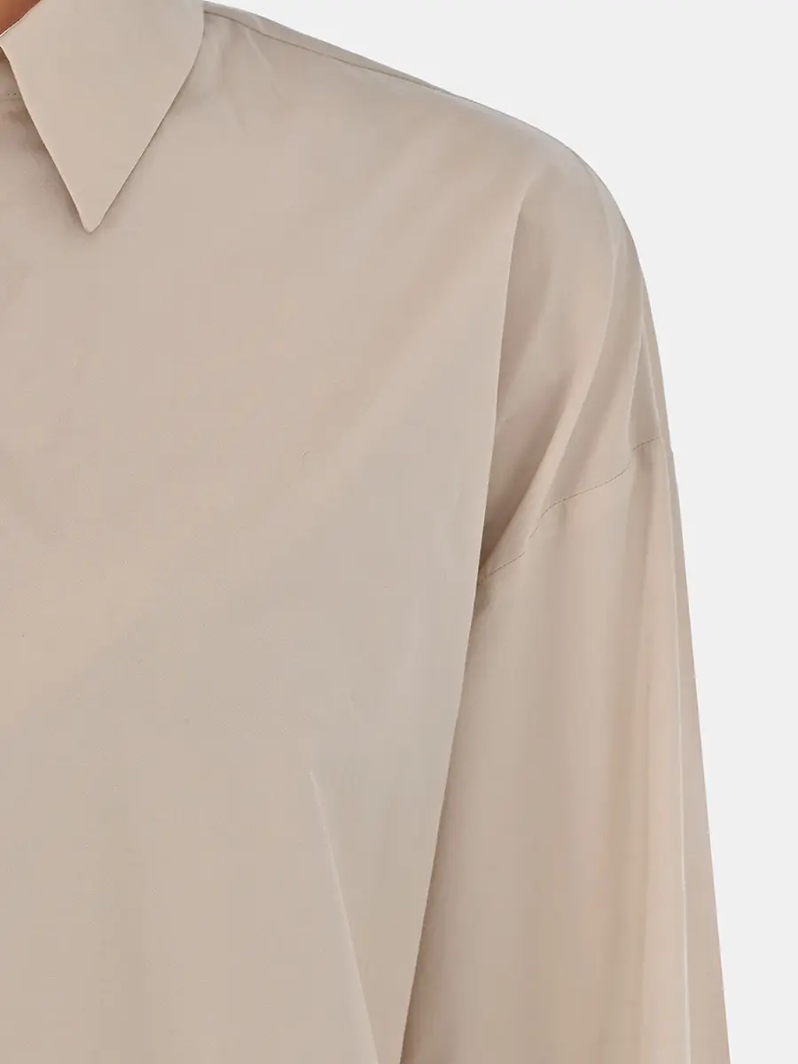 Блуза однотонная