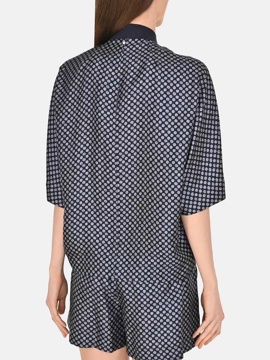 Блуза шелковая