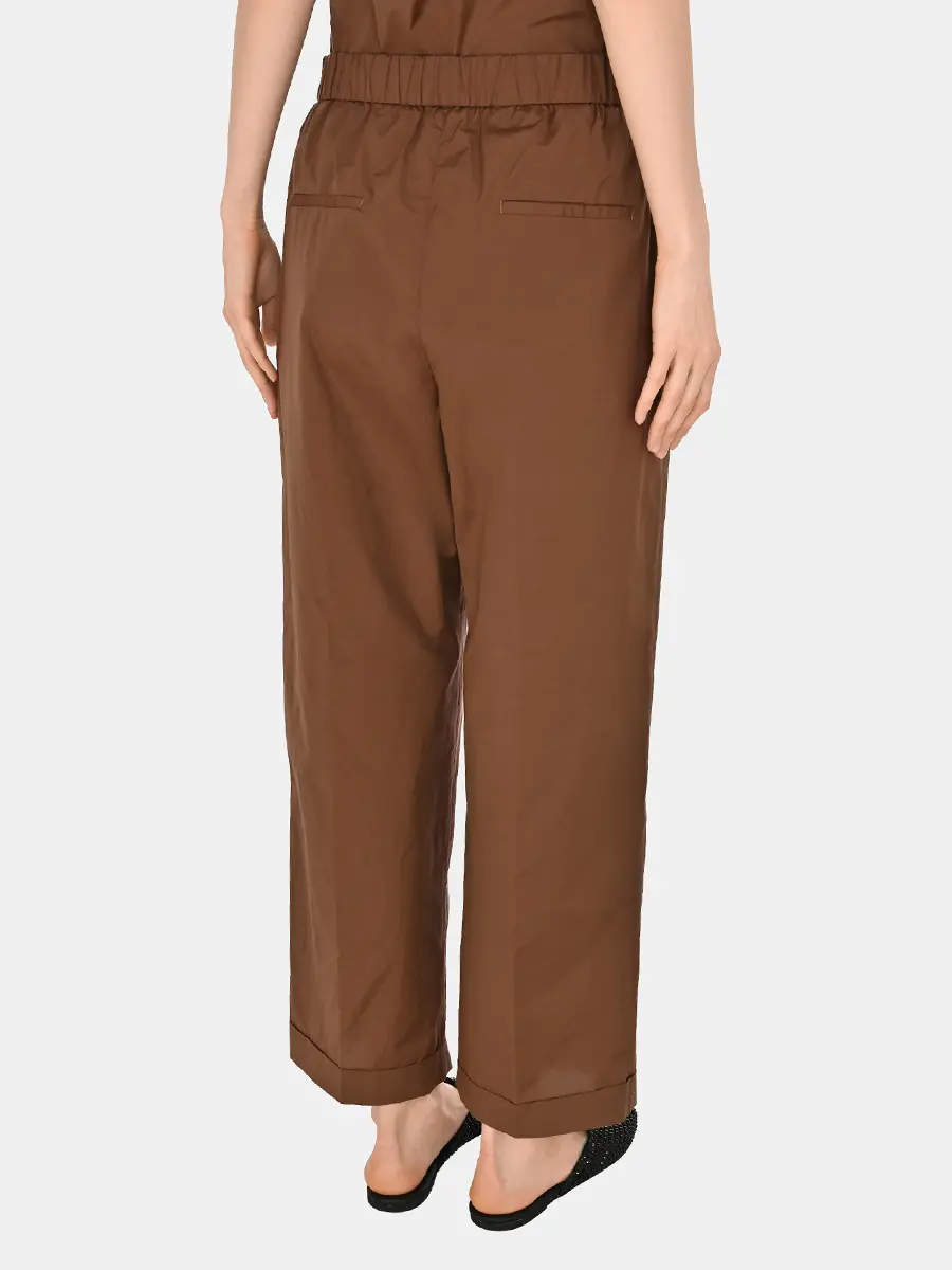 Брюки однотонные