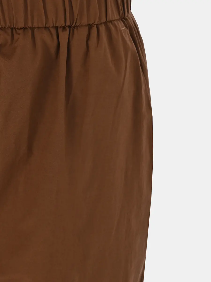 Брюки однотонные