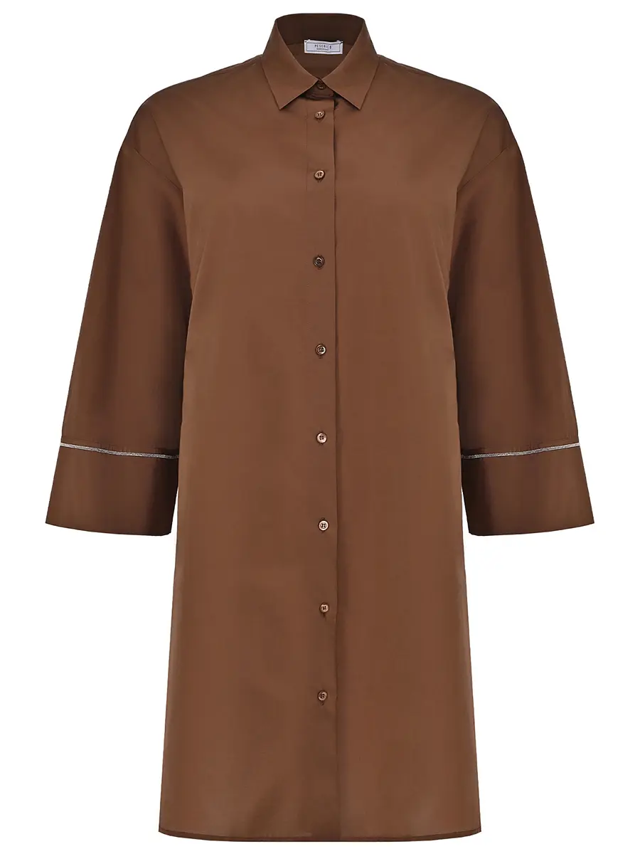 Рубашка однотонная