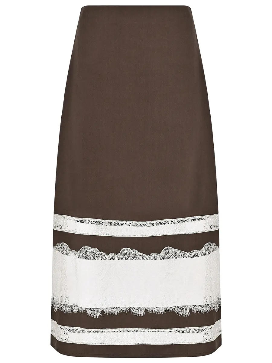 Юбка льняная