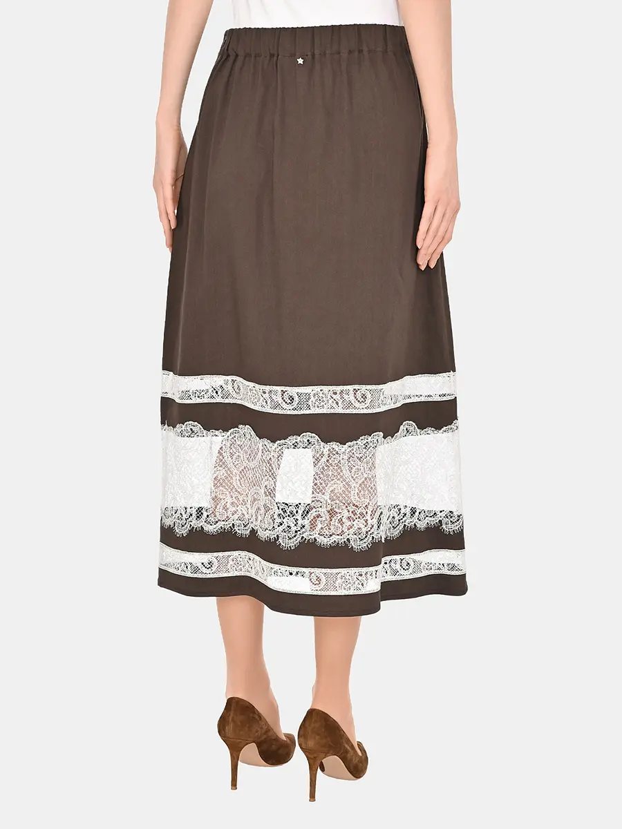 Юбка льняная