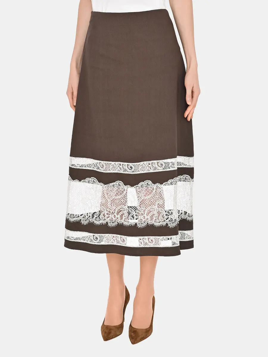 Юбка льняная