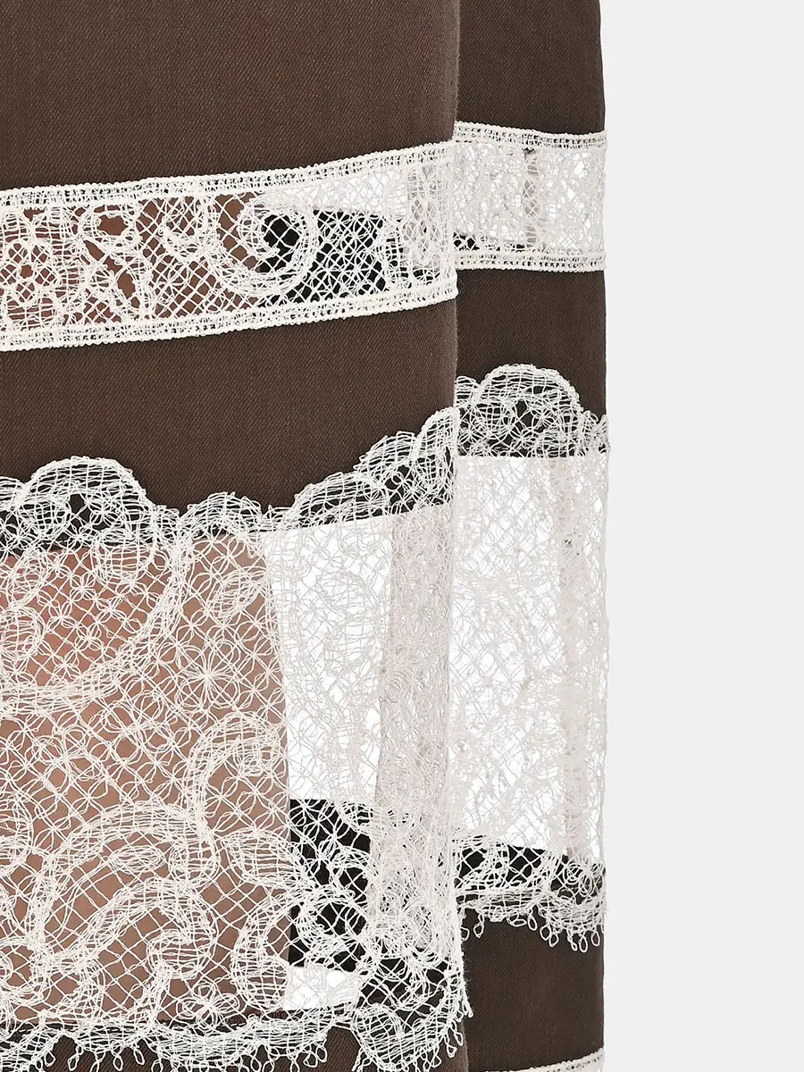 Юбка льняная