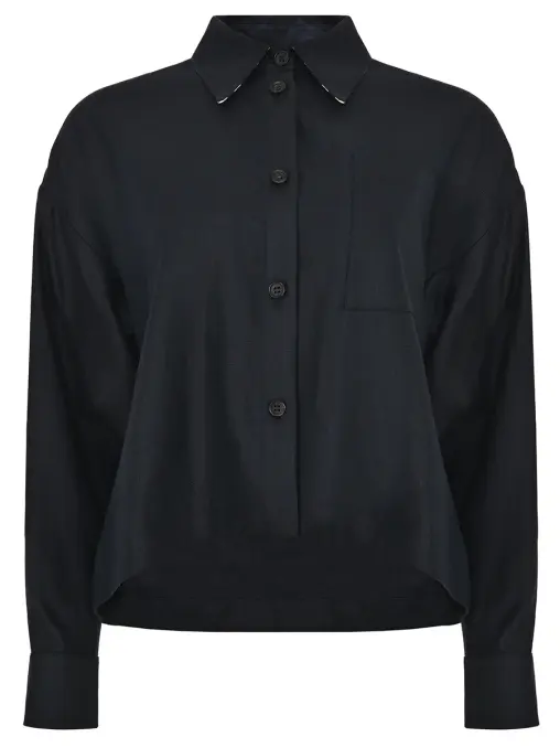 Рубашка изо льна и шелка LORENA ANTONIAZZI