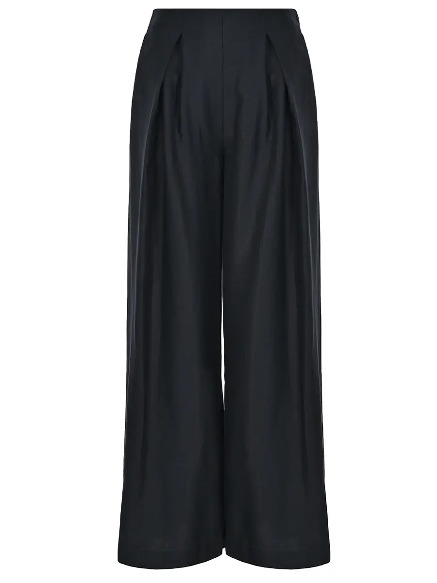 Брюки изо льна и шелка