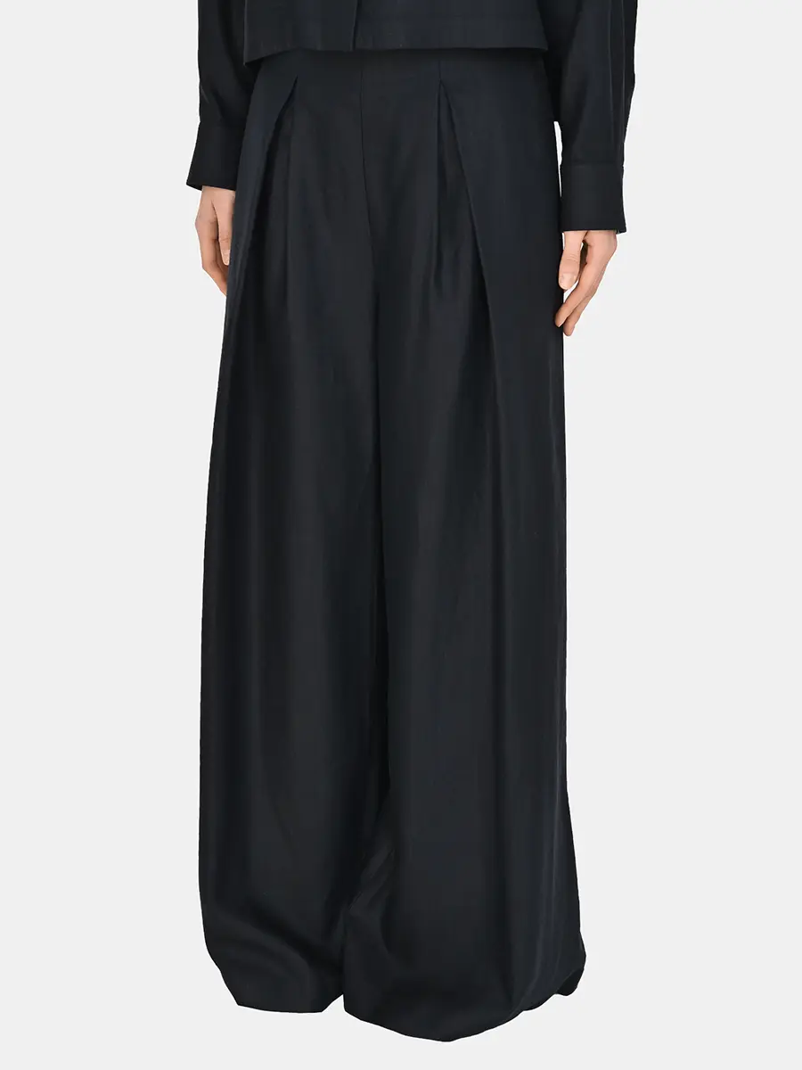 Брюки изо льна и шелка