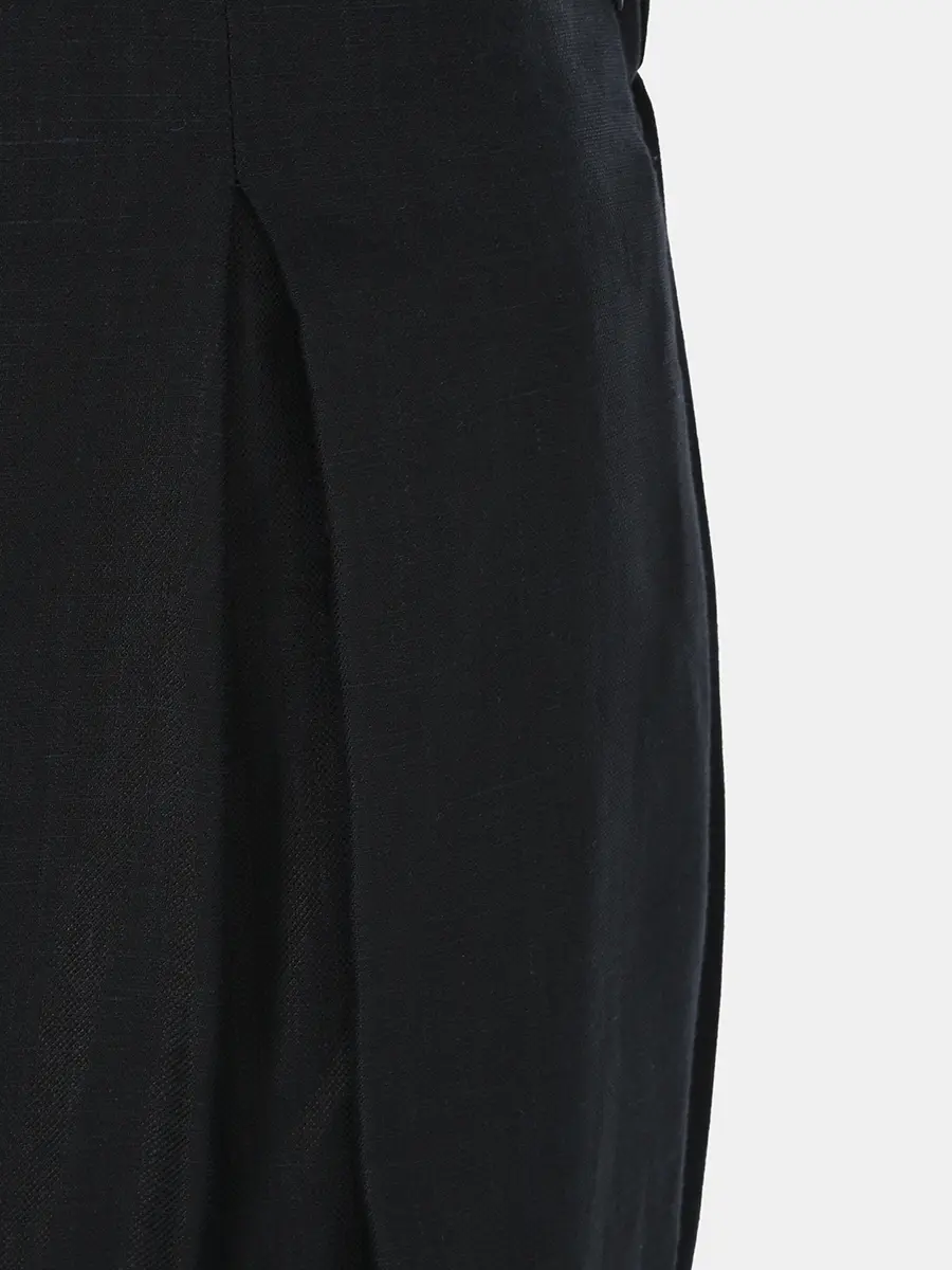 Брюки изо льна и шелка