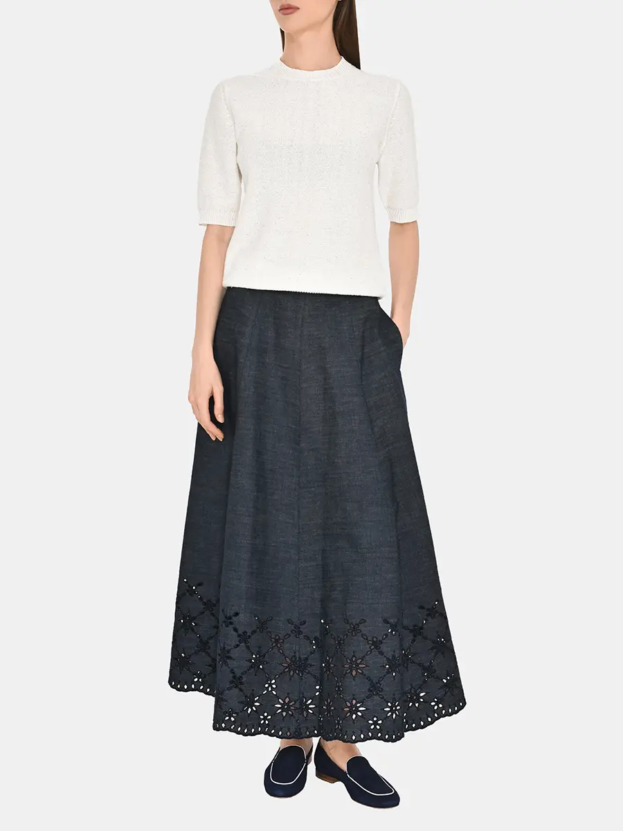 Юбка хлопковая