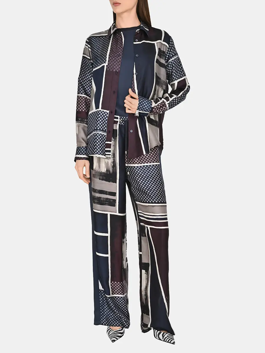 Блуза шелковая