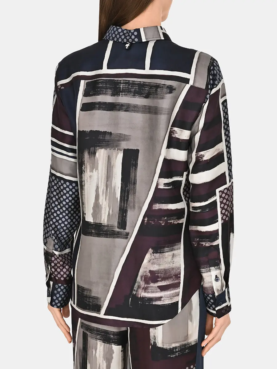 Блуза шелковая