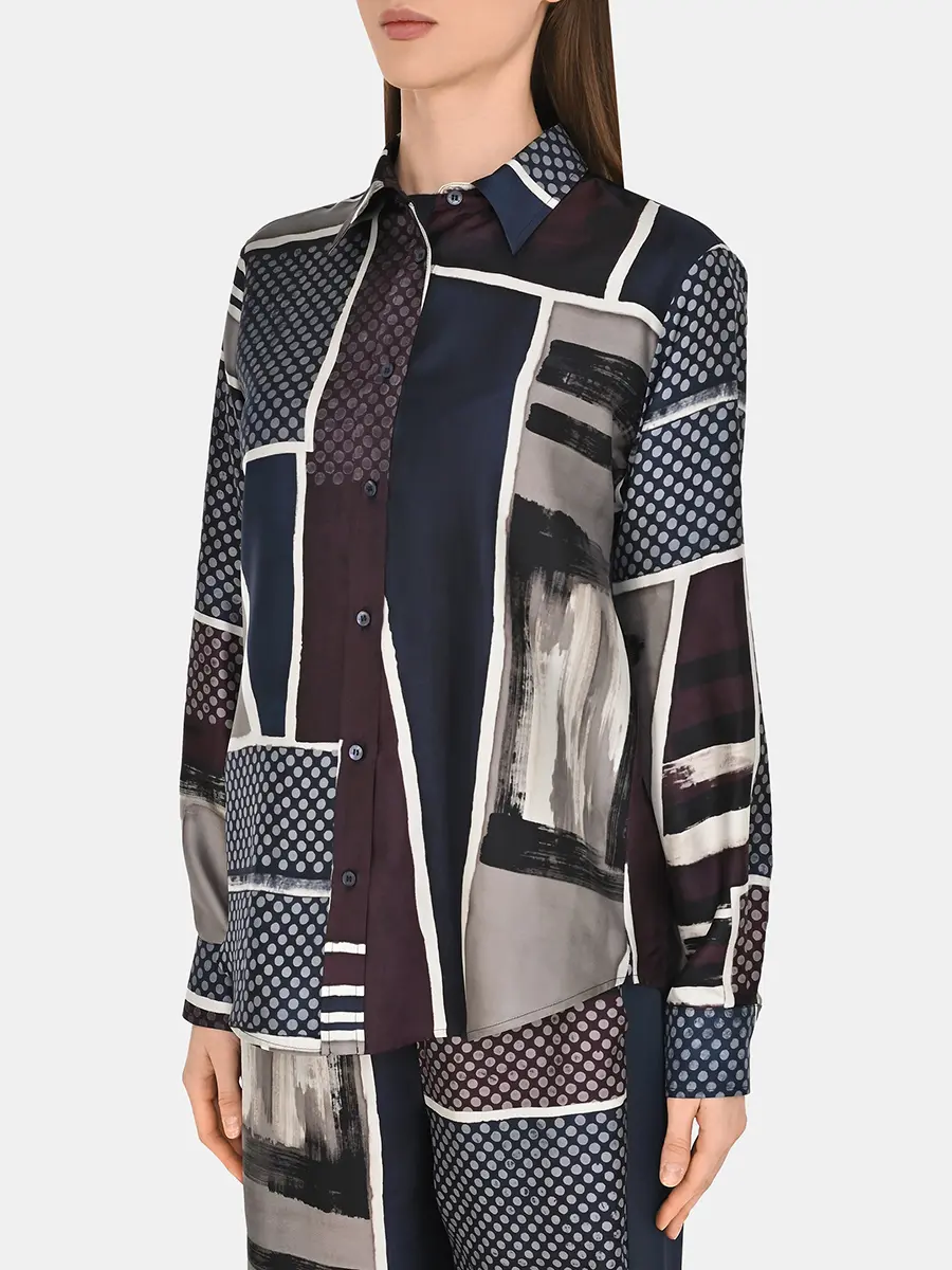 Блуза шелковая