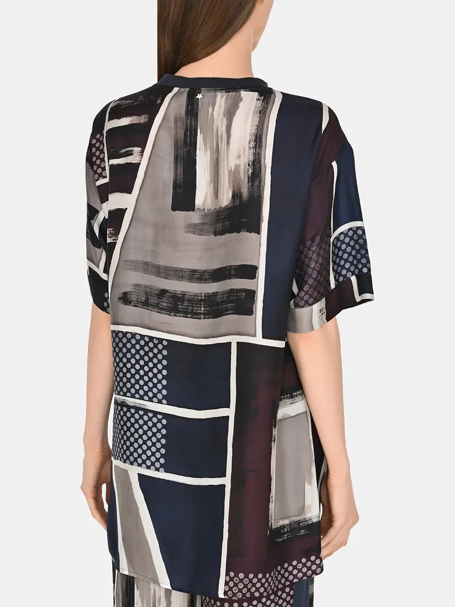 Блуза шелковая