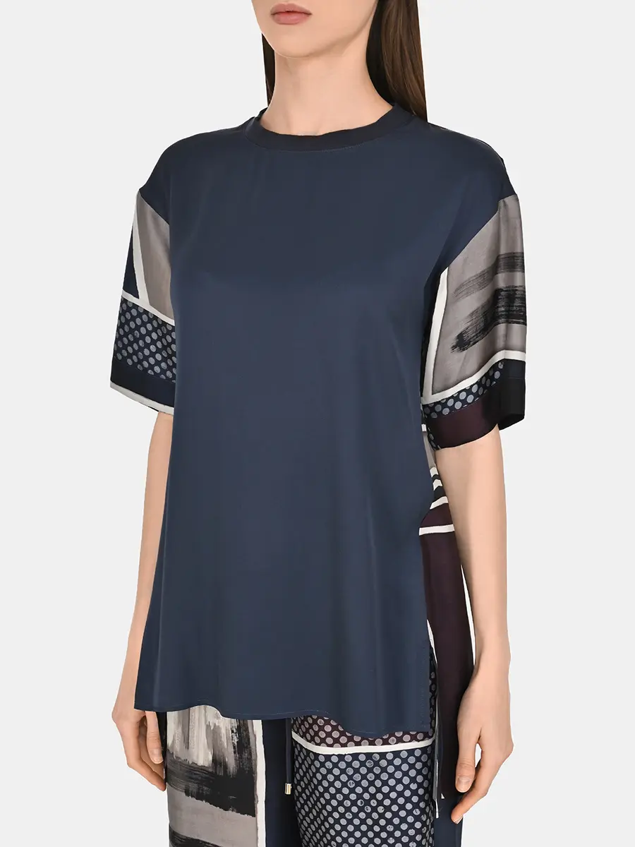 Блуза шелковая