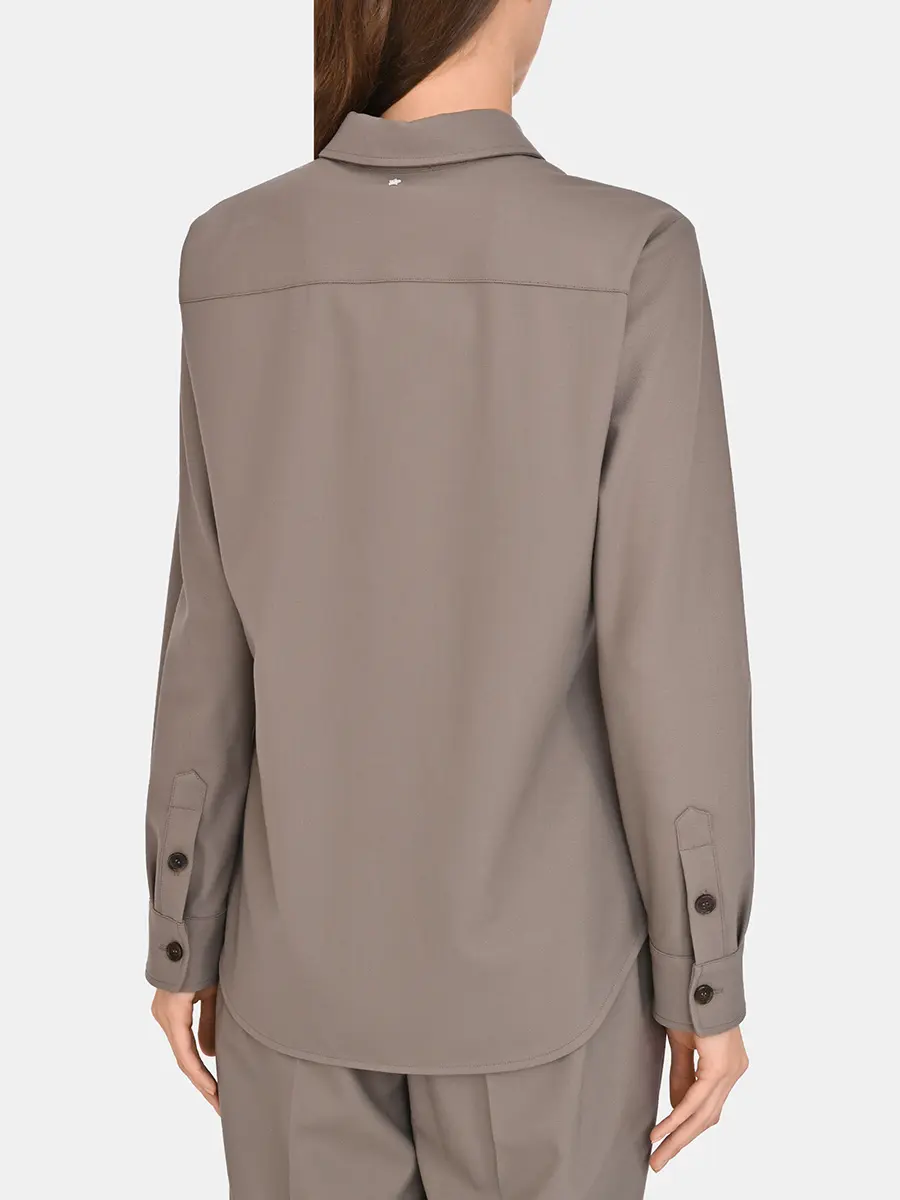 Блуза однотонная