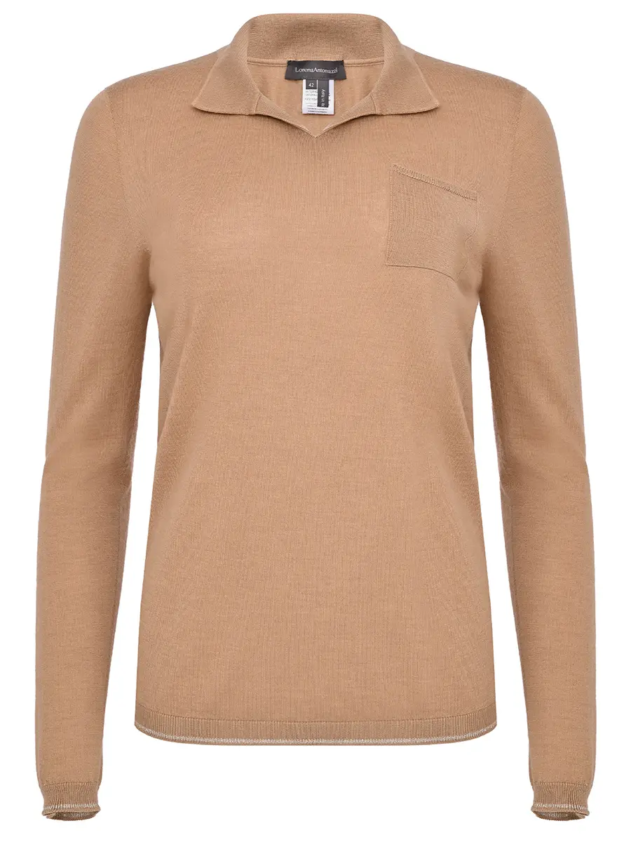 Поло из кашемира и шелка