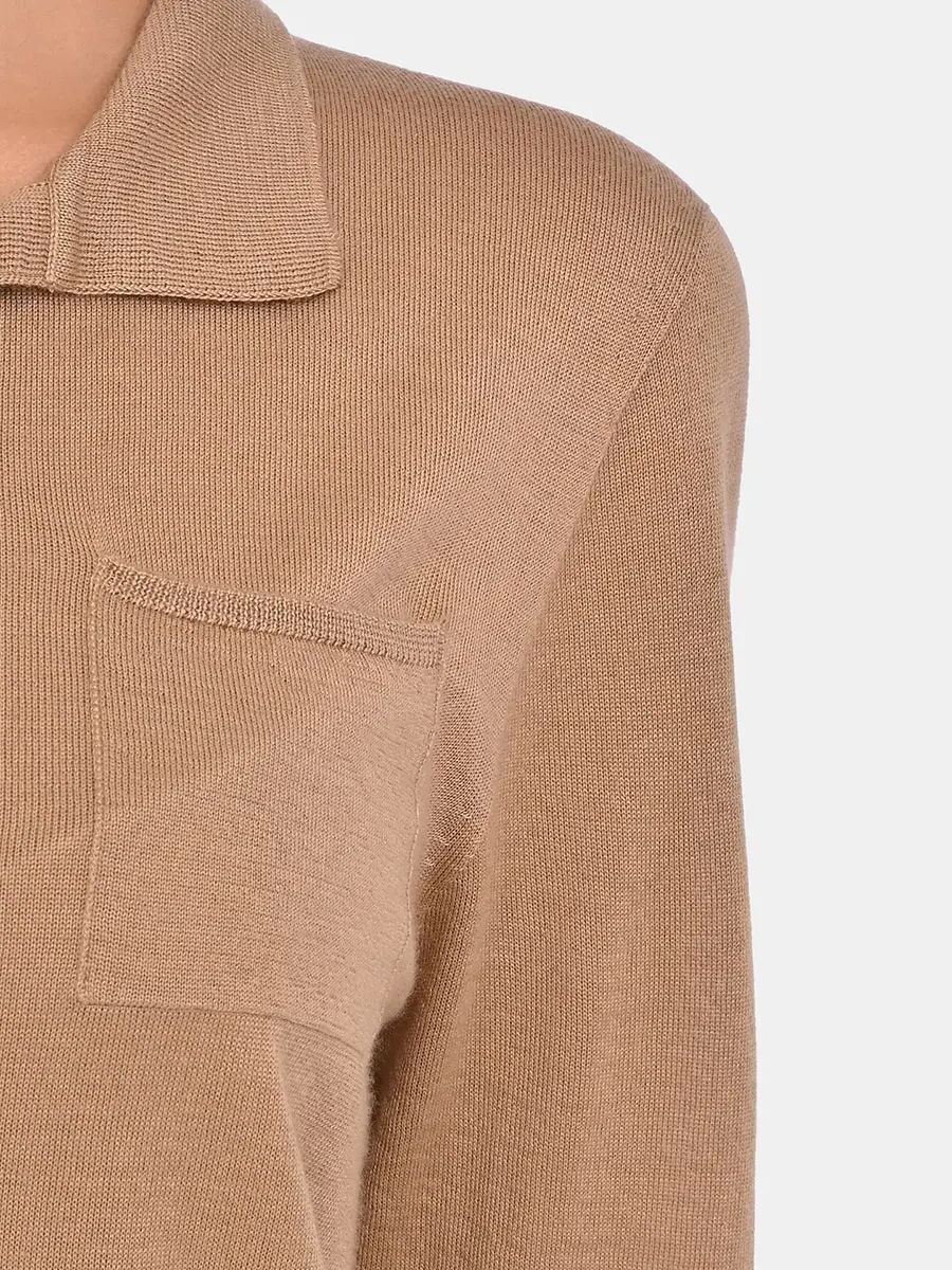 Поло из кашемира и шелка